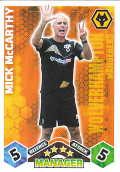 Mick McCarthy Wolverhampton Wanderers 2009/10 Topps Match Attax Manager #446